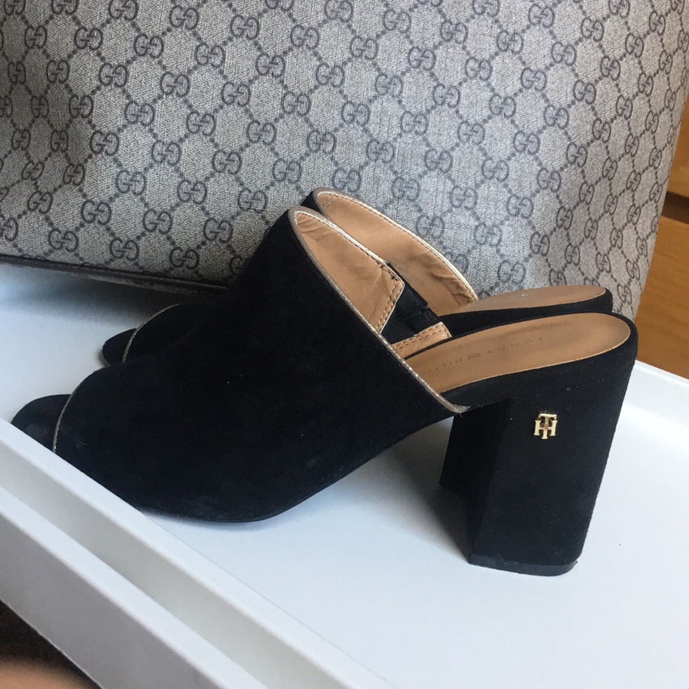 Tommy Hilfiger Sayna Leather Mules